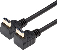 90° HDMI to 90° HDMI Cable